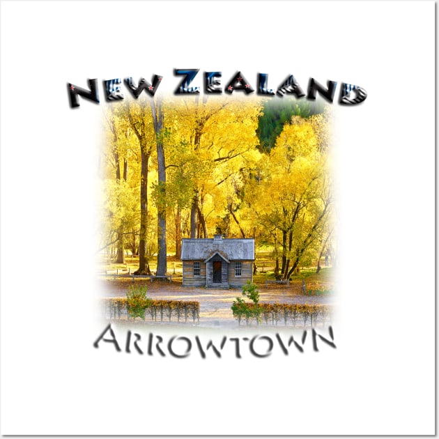 New Zealand - Arrowtown Autumn Wall Art by TouristMerch